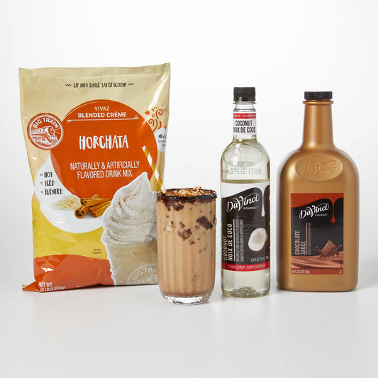 Big Train and DaVinci Gourmet Shaken Toasted Coconut Iced Latte Bundle Pack