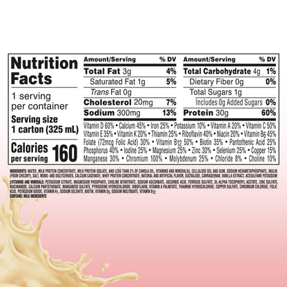 BOOST Glucose Control Max 30g Protein Nutritional Drink, Very Vanilla, 11 Fl Oz (Pack of 12), Packaging May Vary
