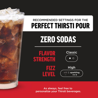 Ninja Thirsti Flavored Water Drops, ZERO SODA Cola, Classic Soda Flavors, Sparkling or Still, Zero Calories, Zero Sugar, Makes 17, 12oz drinks, 3 Pack, WCFCOLAAM