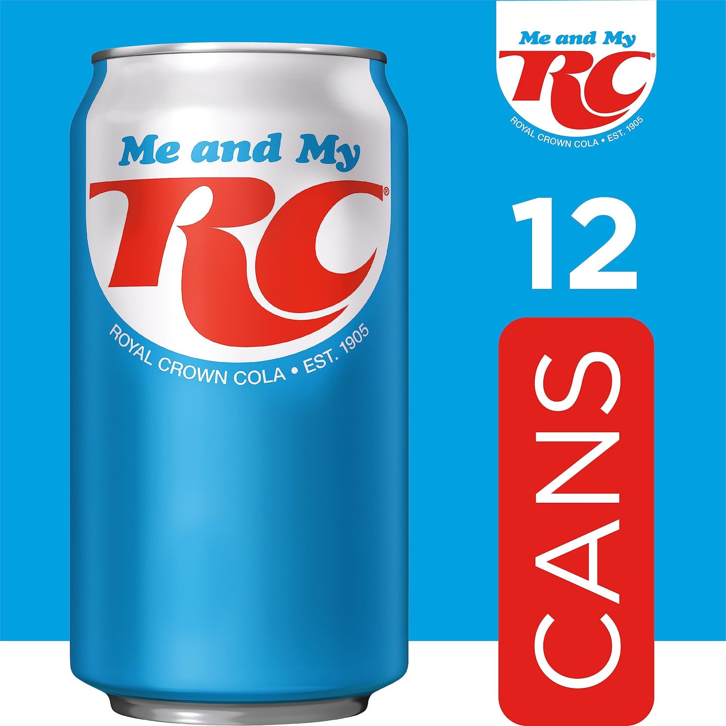RC Cola Soda, 12 fl. oz. Cans, 12 Pack (Pack of 2)