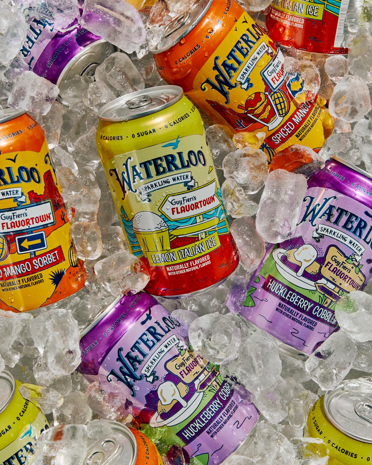 Waterloo Sparkling Water, Spiced Mango Naturally Flavored, 12 Fl Oz Cans (Pack of 12) – Zero Calories and Zero Sugar or Sweeteners