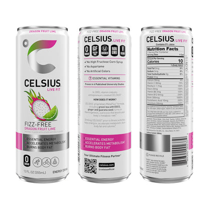 Celsius 12oz SS (National Launch) - Dragonfruit Lime