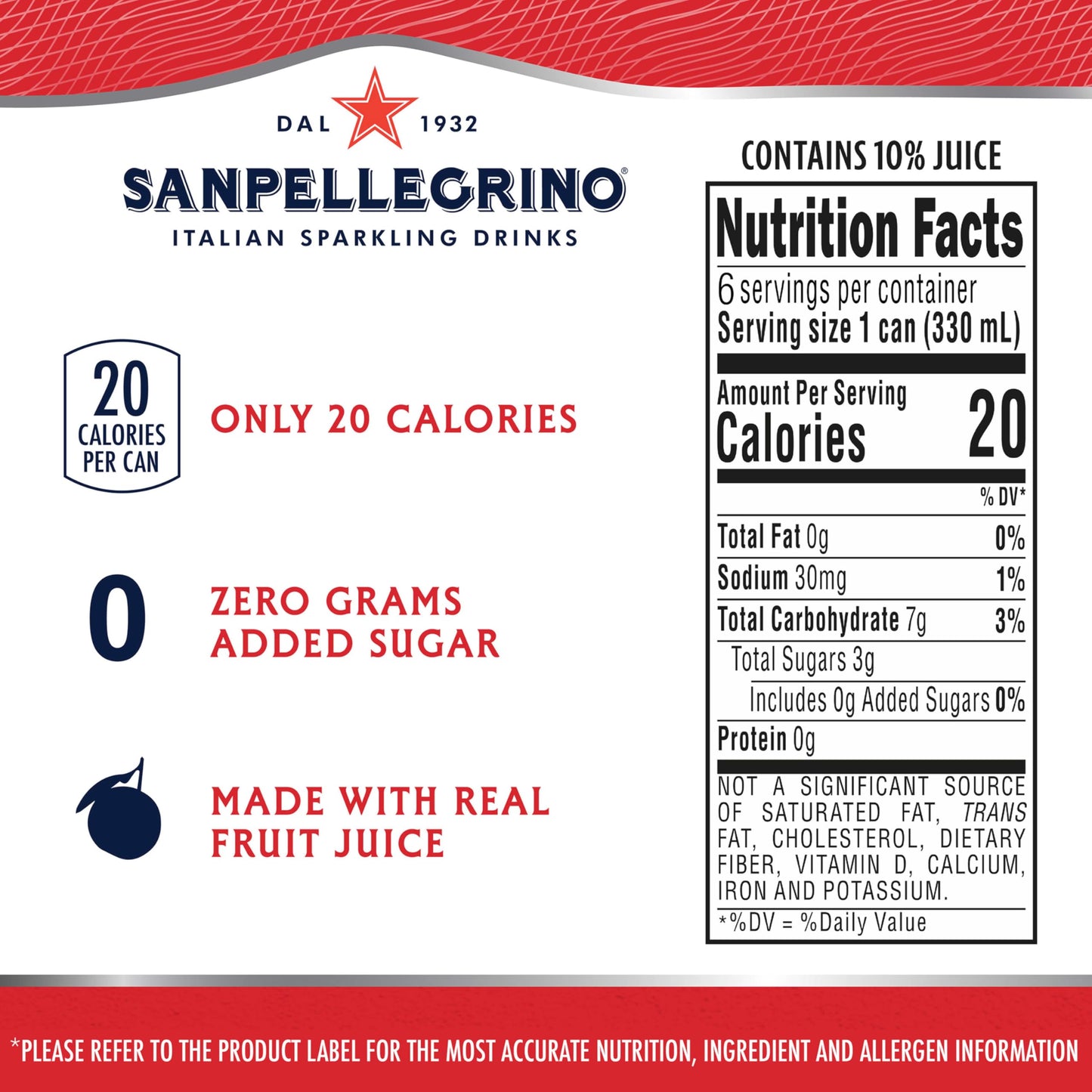 Sanpellegrino Italian Sparkling Drink, Blood Orange, 6 Cans, 11.15 Fl Oz Can