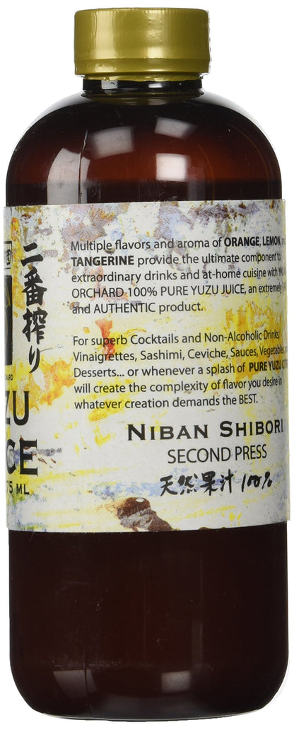 Yakami Orchard 100 % Pure Japanese Yuzu Juice 12 oz. / 375 ml