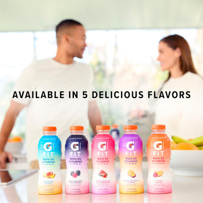 Gatorade Fit Electrolyte Beverage,Healthy Real Hydration,New 2.0 4 Flavor Variety Pack,16.9.oz Bottles,(Pack of 24)