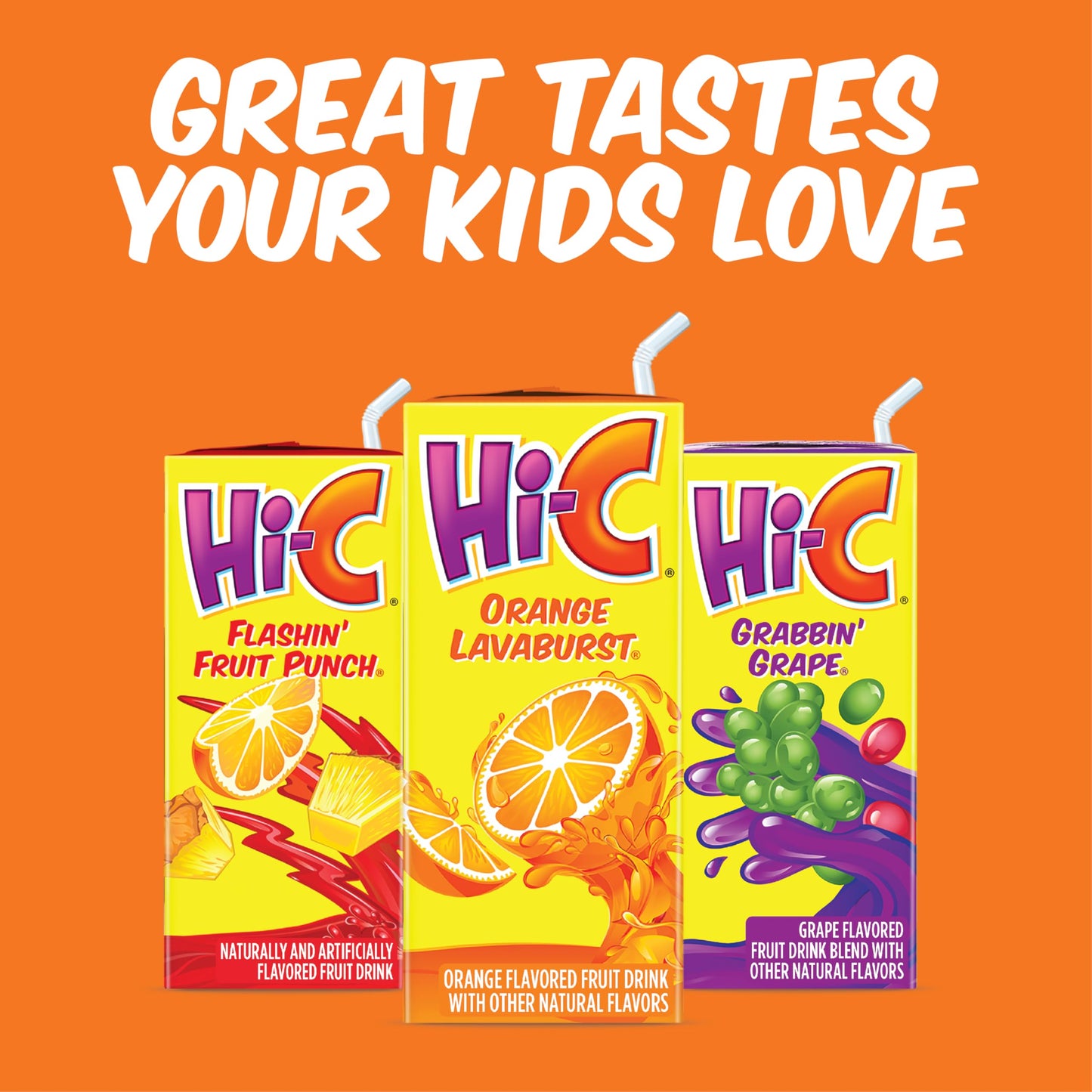 HI-C Boppin' Strawberry 6oz 8pk