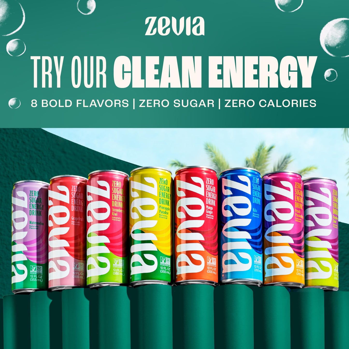 Zevia Grape Zero Calorie Soda, 12 Fl Oz Cans, 6 Pack