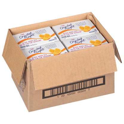 Crystal Light Sugar-Free Orange On-The-Go Powdered Drink Mix 120 Count