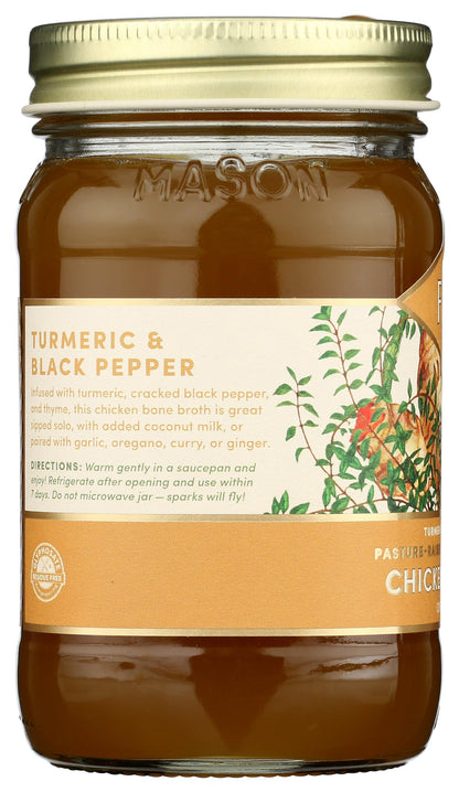 Fond, Bone Broth Chicken Turmeric Black Pepper, 14 Fl Oz