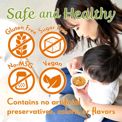 YAMASAN KYOTO UJI Japanese Umami Vegan Dashi Stock Powder, Healthy Veggie Dashi Packet, Vegetable Broth, Quick and Easy to Use, Gluten and Allergen Free, Sugar Free, No-MSG, 6g×15Packets