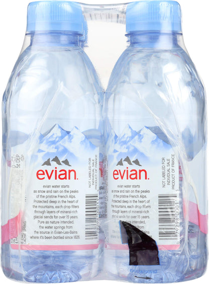 Evian, Water, 6 ct, 11.2 oz each (Pack of 4)