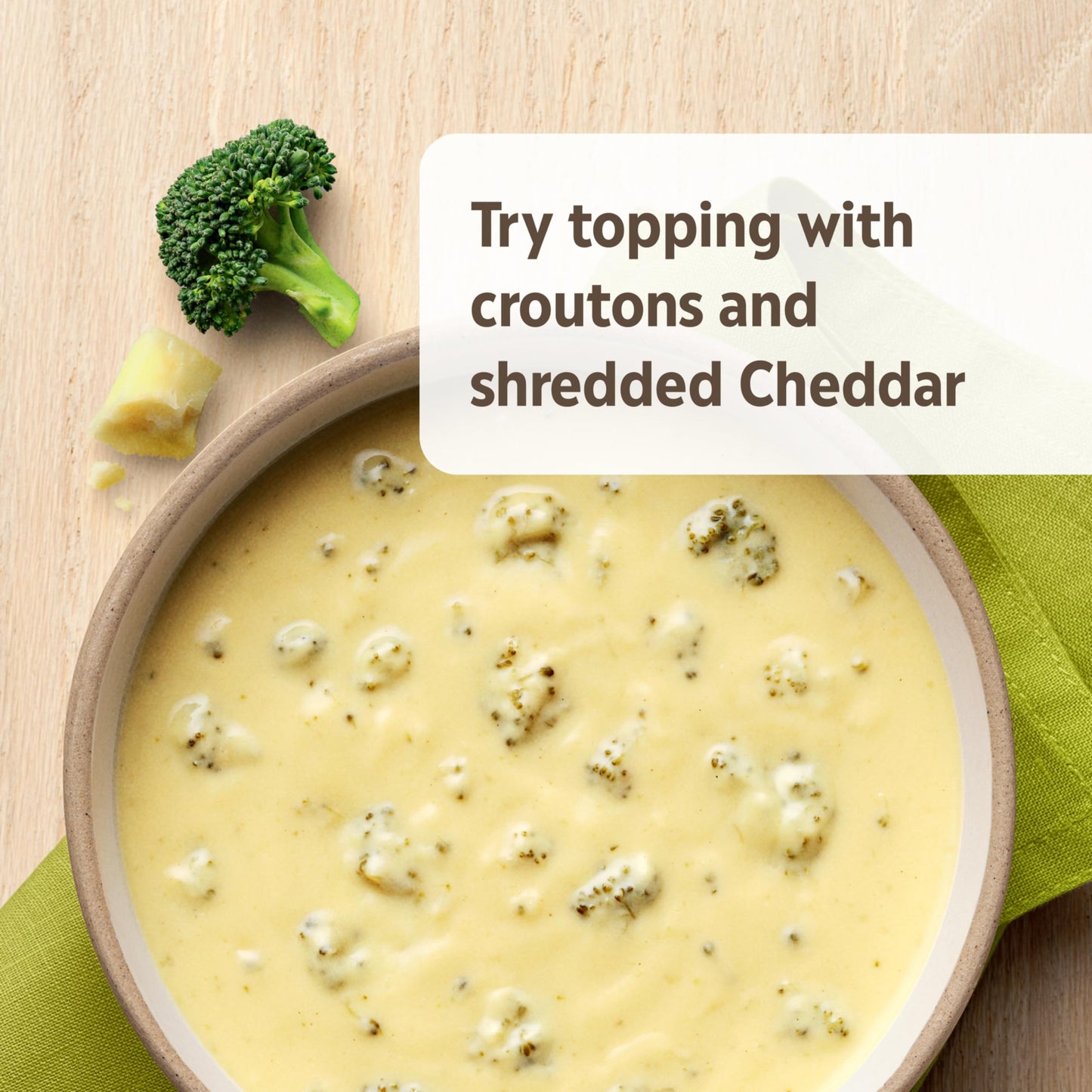 Campbell’s Homestyle Broccoli Cheddar Soup, 16.3 oz Can (12 Pack)