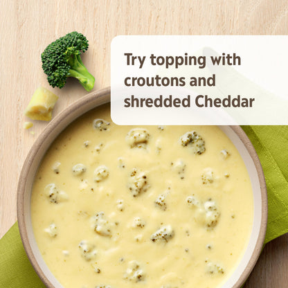 Campbell’s Homestyle Broccoli Cheddar Soup, 16.3 oz Can (12 Pack)