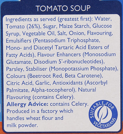 Batchelors Cup a Soup Tomato 4 Sachets 93 g (Pack of 9)