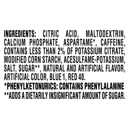 Crystal Light Energy Boost Fruit Punch Drink Mix, 10 ct On-the-Go Packets