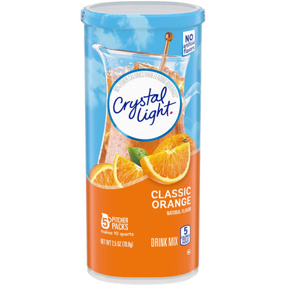 Crystal Light Classic Orange and Concord Grape Naturally Flavored Powdered Drink Mixes (66 Count)