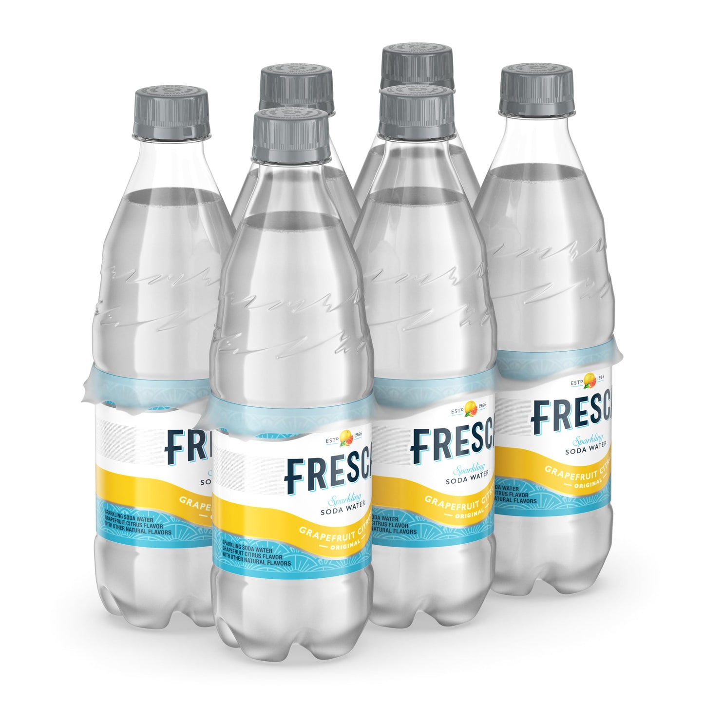 Fresca Grapefruit Citrus Sparkling Soda Water | Bottles | 16.9 fl oz | 12 Pack
