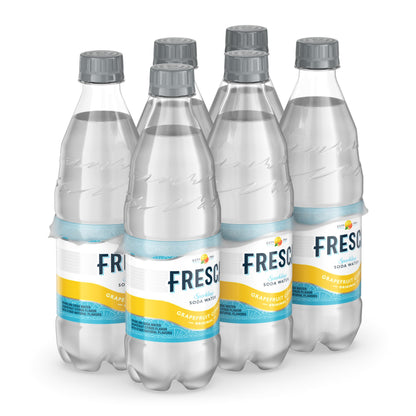 Fresca Grapefruit Citrus Sparkling Soda Water | Bottles | 16.9 fl oz | 12 Pack