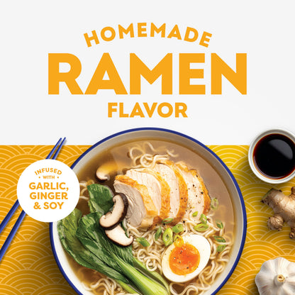 Swanson Ramen Chicken Broth, 32 Oz Carton (Pack of 4)