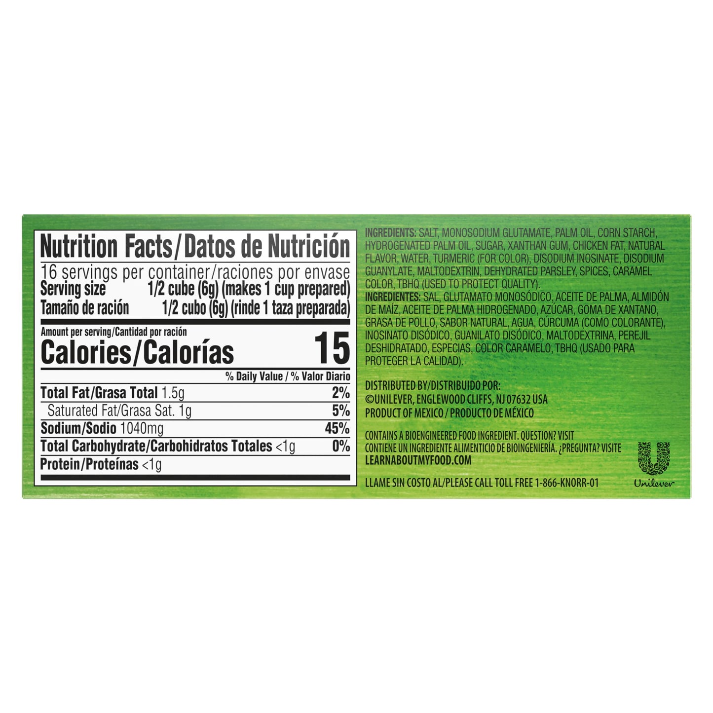 Knorr Cube Bouillon, Chicken, 3.1 oz, 8 ct, Pack of 24