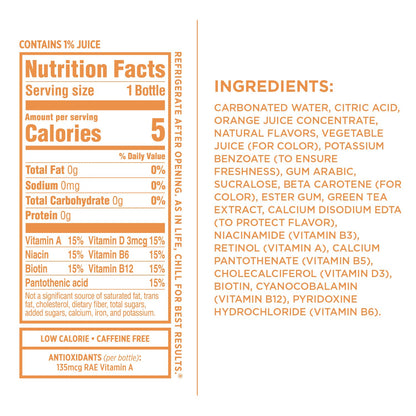 Sparkling Ice +Caffeine Tropical Punch Sparkling Water with Caffeine, Zero Sugar, with Antioxidants and Vitamins, 16 fl oz Cans (Pack of 12) and Sparkling Ice, Orange Mango Sparkling Water, Zero Sugar Flavored Water, with Vitamins and Antioxidants...