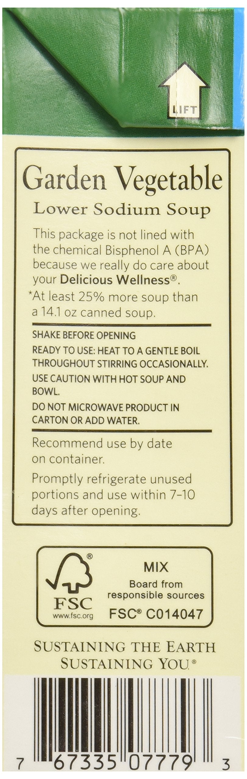 Dr Mcdougalls, Low Sodium Garden Vegetable Soup, 17.9 Ounce (Pack of 6)