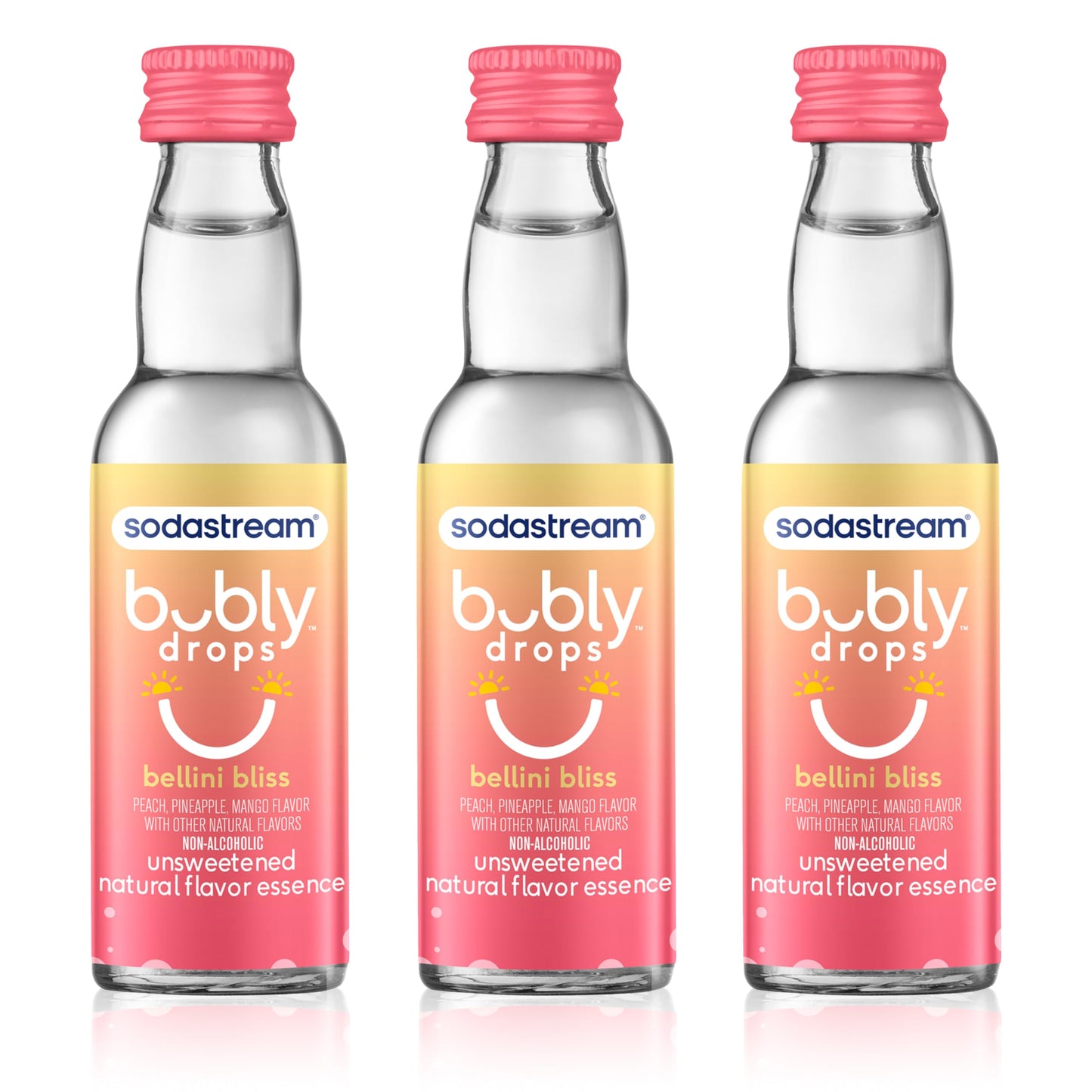 SodaStream bubly Drops, Bellini Bliss, 1.36oz (Pack of 3)
