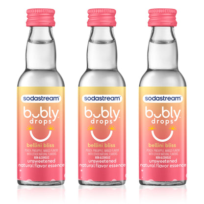 SodaStream bubly Drops, Bellini Bliss, 1.36oz (Pack of 3)