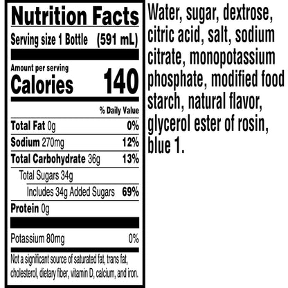 Gatorade Thirst Quencher, Glacier Freeze, 20 Fl Oz (Pack of 8)