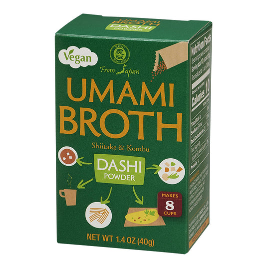 Muso From Japan - Umami Broth Dashi Powder, Vegan - 1.4oz, 4 Sachets (Pack of 1)