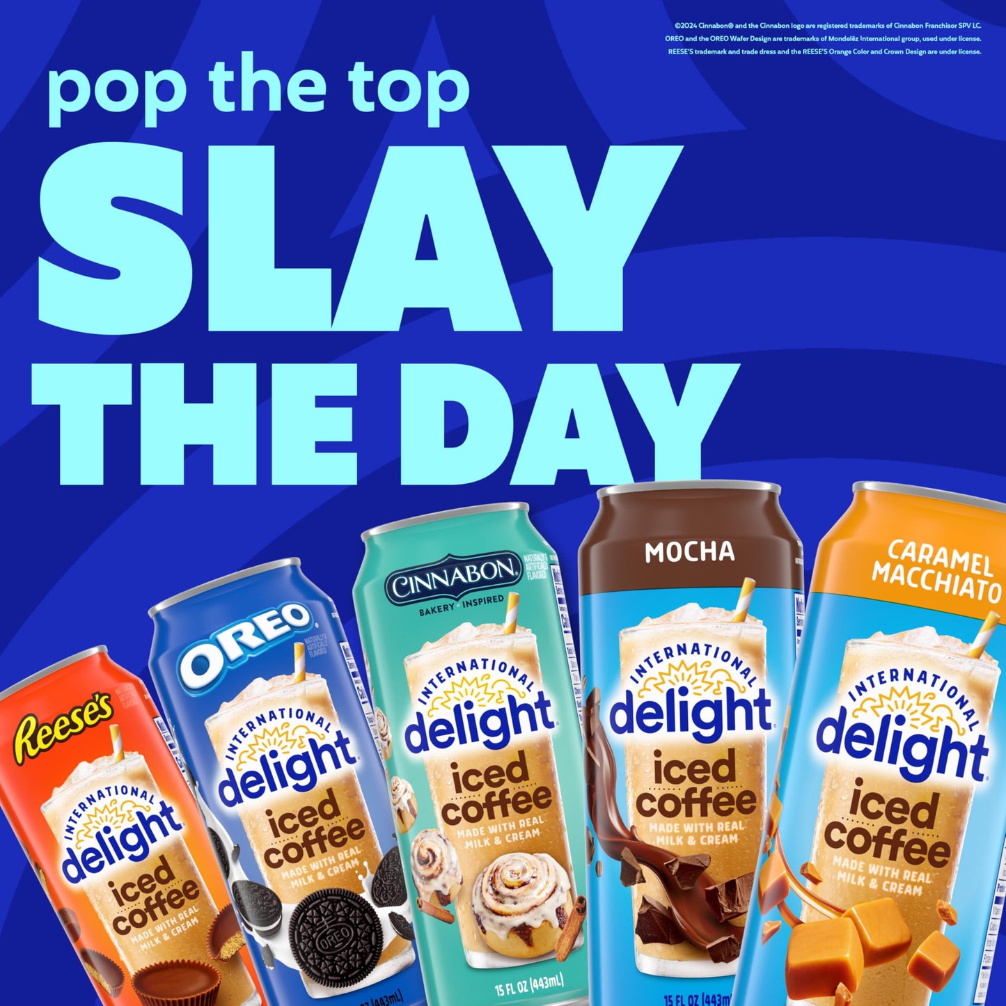 International Delight Iced Coffee, Mocha, Grab and Go Coffee Drinks Made with Real Milk and Cream, 15 FL OZ Can, 12 Count