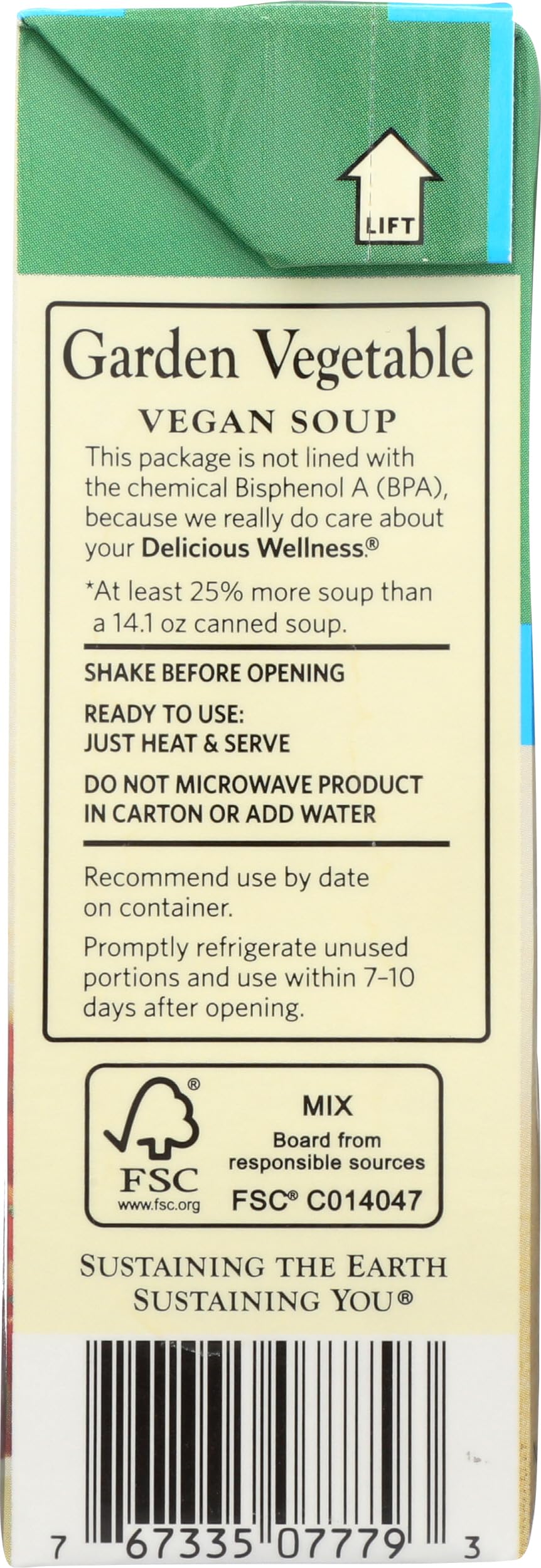 Dr Mcdougalls, Low Sodium Garden Vegetable Soup, 17.9 Ounce