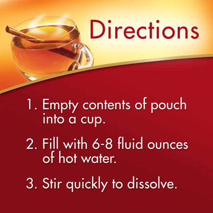 Alpine Spiced Cider Original Drink Mix, Apple Flavor, 10 Pouches