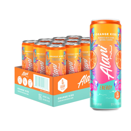 Alani Nu Orange Kiss Sugar Free Energy Drink (Pack of 12)
