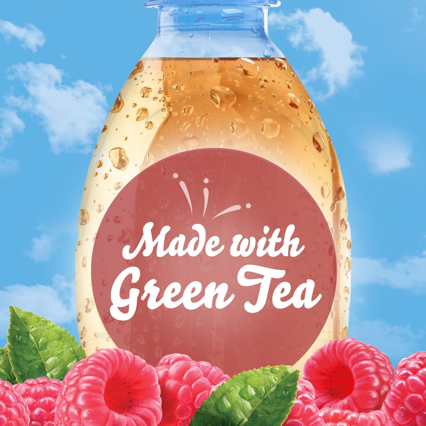 Crystal Light Raspberry Green Tea Naturally Flavored Powdered Drink Mix, 120 ct Pack, 12 Boxes of 10 On-the-Go-Packets