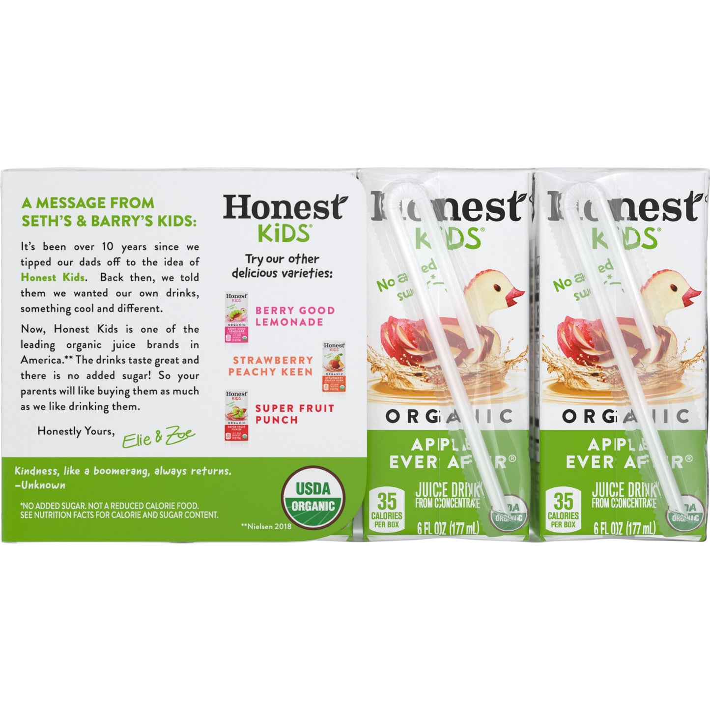 Honest Kids Organic Appley Ever After, 6 Fl Oz, 8 Pack