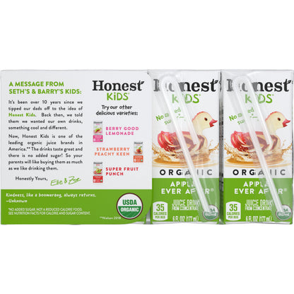 Honest Kids Organic Appley Ever After, 6 Fl Oz, 8 Pack
