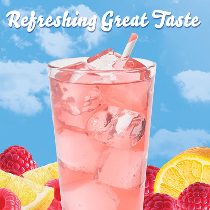 Crystal Light Single Serve Raspberry Lemonade Artificially Flavored Powdered Drink Mix, 120 per Case, 4 Boxes of 30 On-the-Go Packets