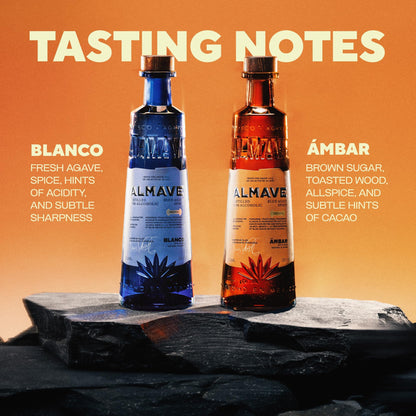 Almave Blanco Non-Alcoholic Blue Agave Spirit – The First Premium Tequila Alternative Made with Blue Agave – Handcrafted in Jalisco, Mexico