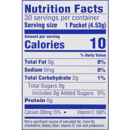 Crystal Light Sugar-Free Orange On-The-Go Powdered Drink Mix 120 Count