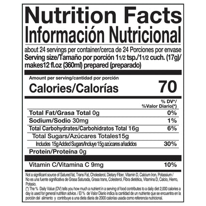 Zuko Lime Instant Powder Drink Family Pack, 14.1 oz, Pack of 6