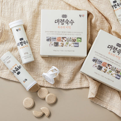 30 tablets - Seoul soup secrets - Instant Korean soup tablet, seafood vegetable stock broth, all natural ingredients, made in Korea