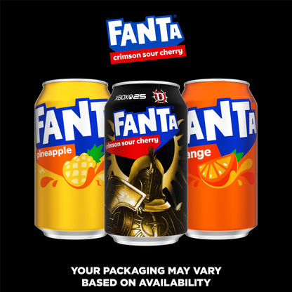Fanta Crimson Sour Cherry, 12oz 12pk