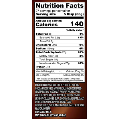 Nestle Hot Chocolate Mix, Whipper Mix, Dark Chocolate Flavor Hot Cocoa, Bulk Whipped Cocoa, 2 lb. (Pack of 2)