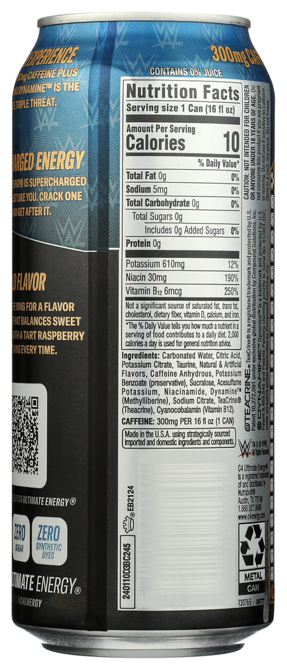 C4 Ultimate Energy Ruthless Raspberry
