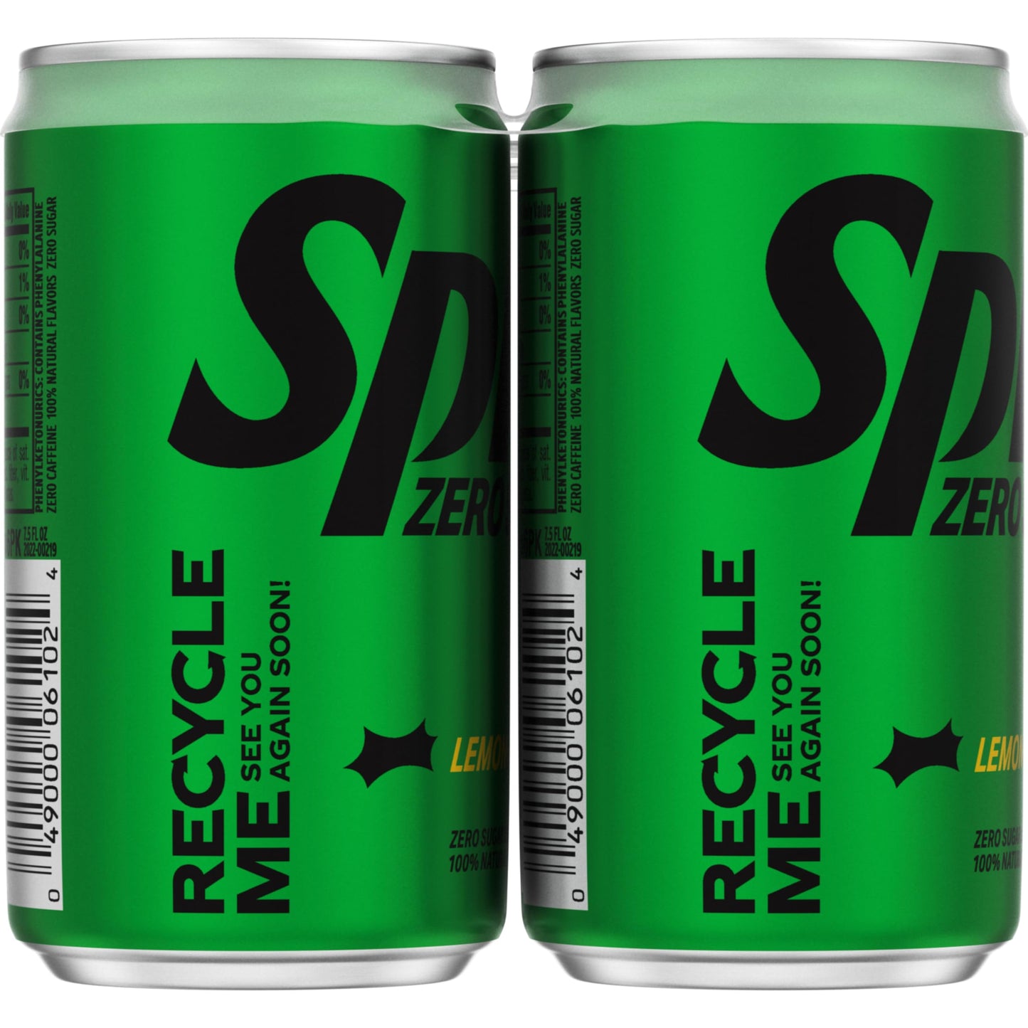 Sprite Zero 7.5 Fluid Ounce (Pack of 6)