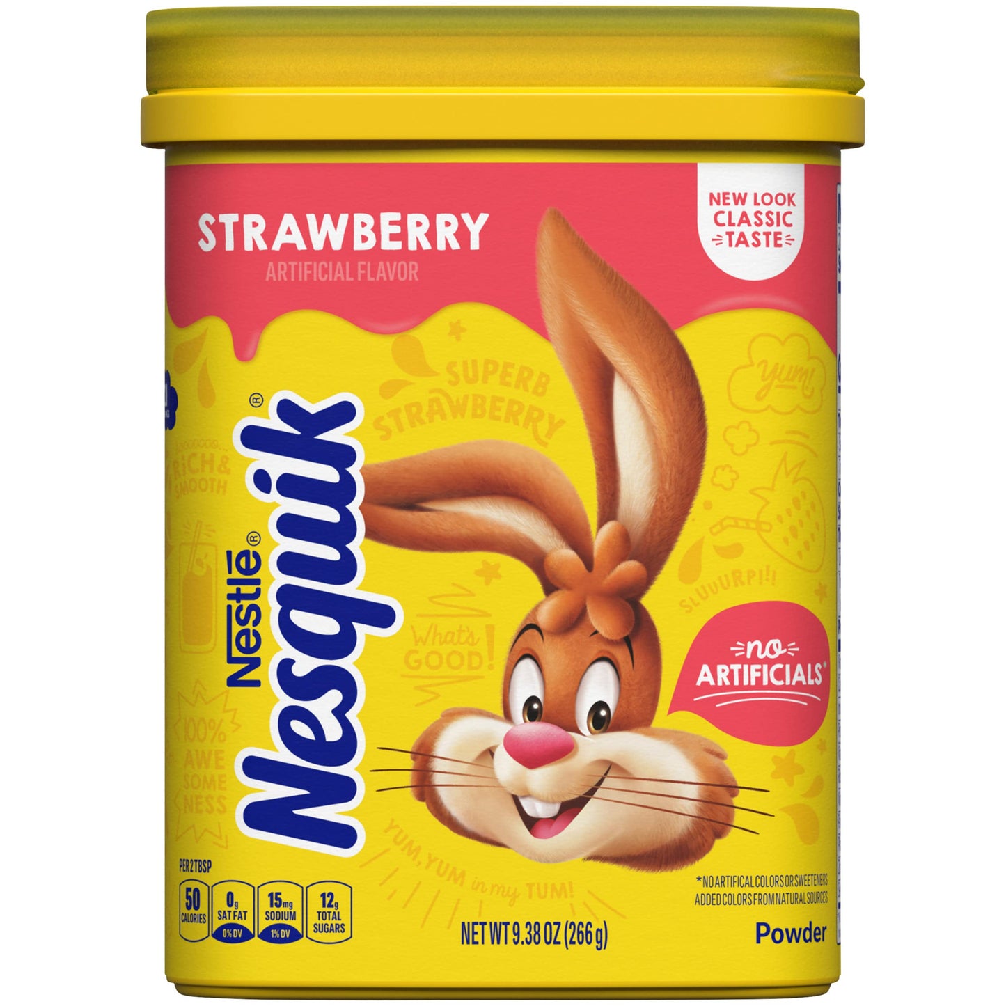 NESQUIK Strawberry Powder 6x9.38oz Canisters