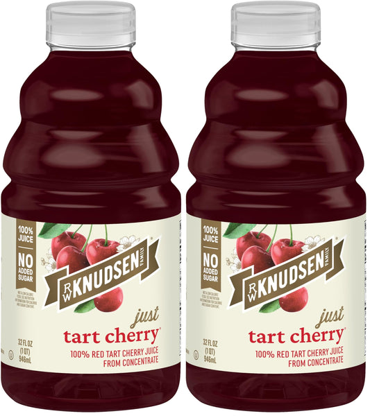 R.W. Knudsen Just Tart Cherry Juice, 32 fl oz (Pack of 2)