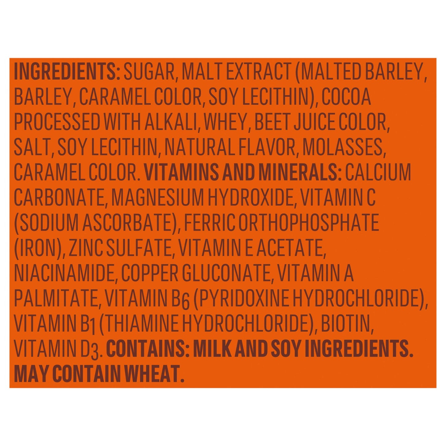 NESTLE OVALTINE Chocolate Malt Mix, 12 oz. Canister Easy to Prepare Fortified Malt Beverage