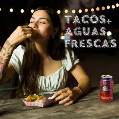 Jumex Aguas Frescas Hibiscus - Classic Mexican Soft Drinks - Hibiscus Drink for Cocktail Mixers & Mexican Food - Agua de Jamaica Flavored Water - Non Carbonated Non Alcoholic Beverages - 11.3oz, 24 Pack
